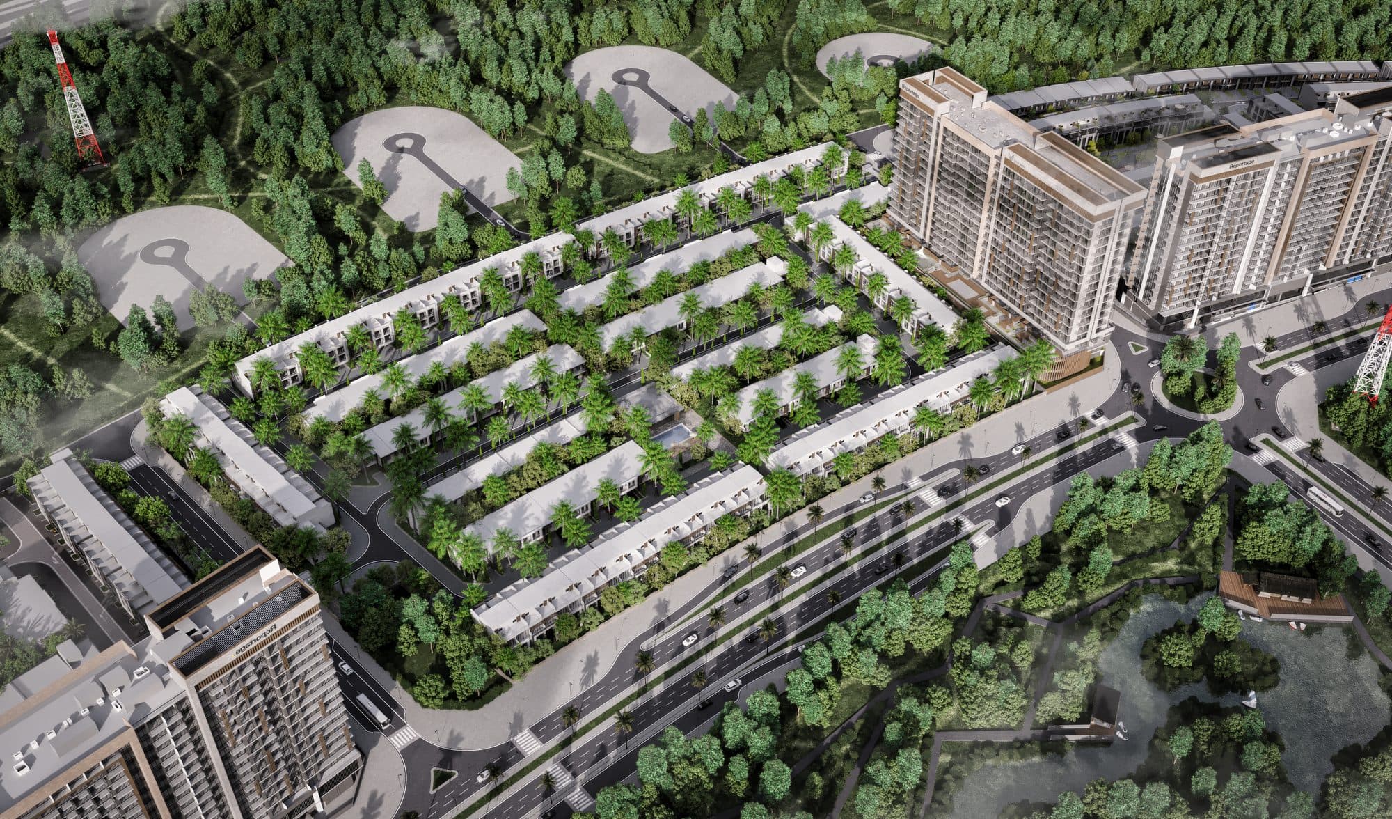 Verdana VI — Aerial masterplan