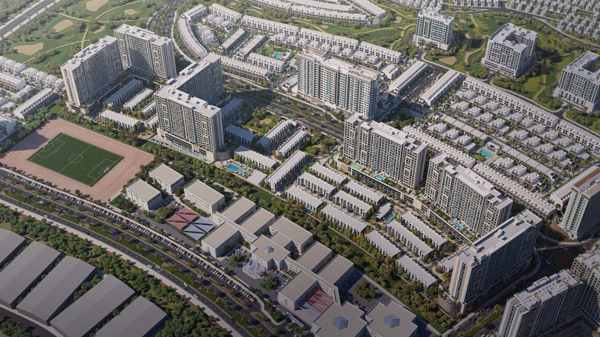 Verdana VI - VY — Aerial masterplan