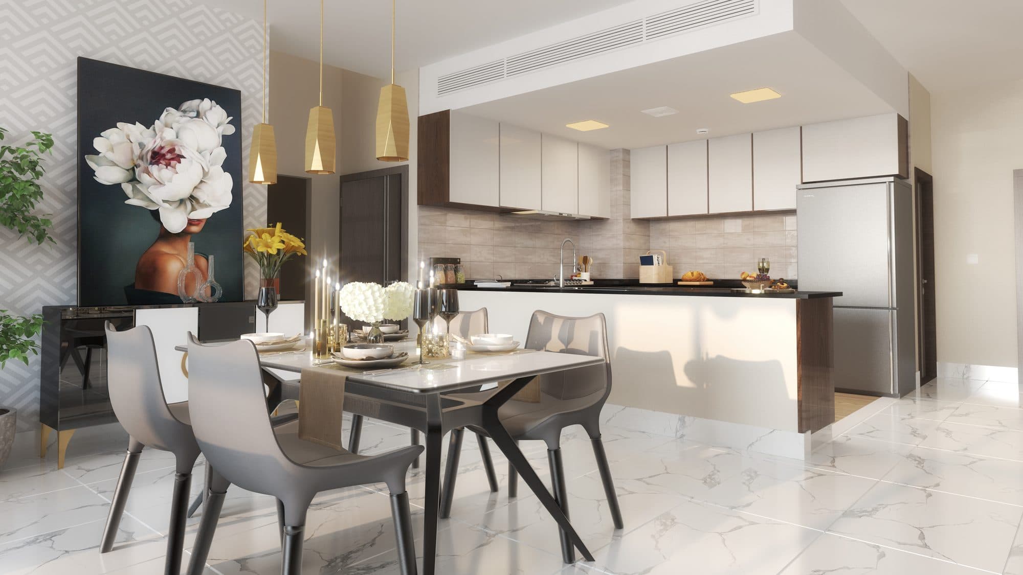 Verdana Residence — Kitchen dining