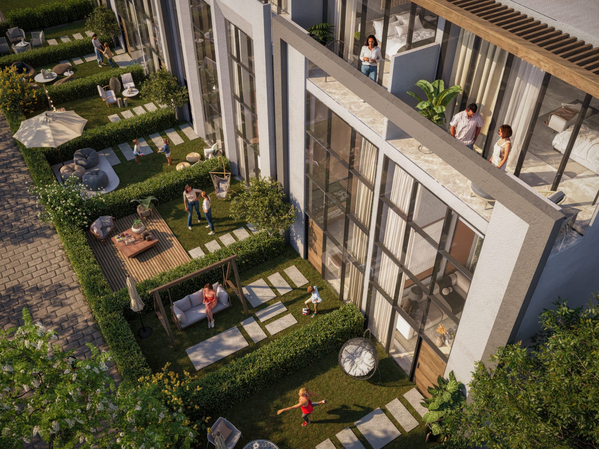 Verdana X — Townhouse terrace