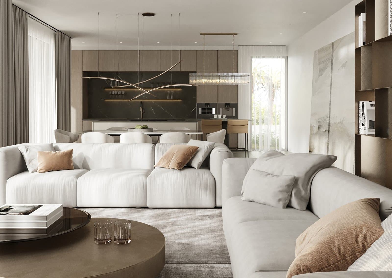 Villa Ivory — Living kitchen