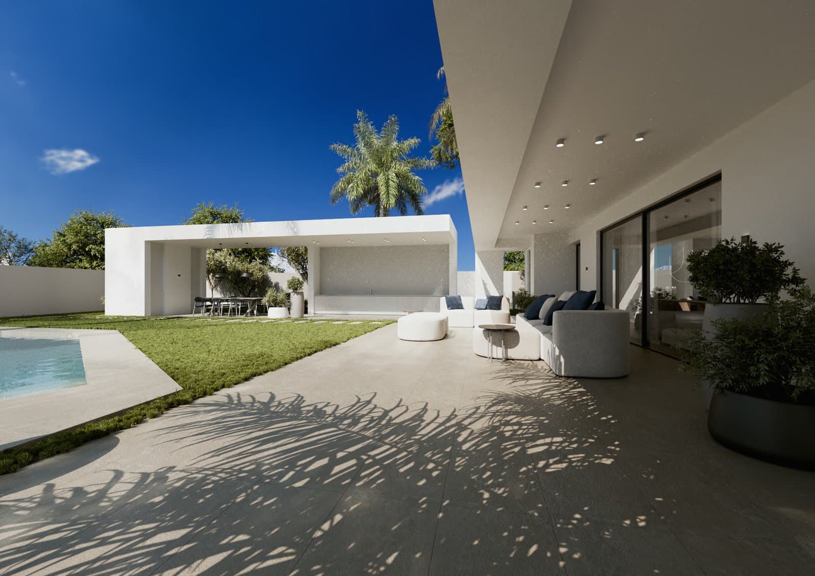 Villa Ivory — Pool terrace