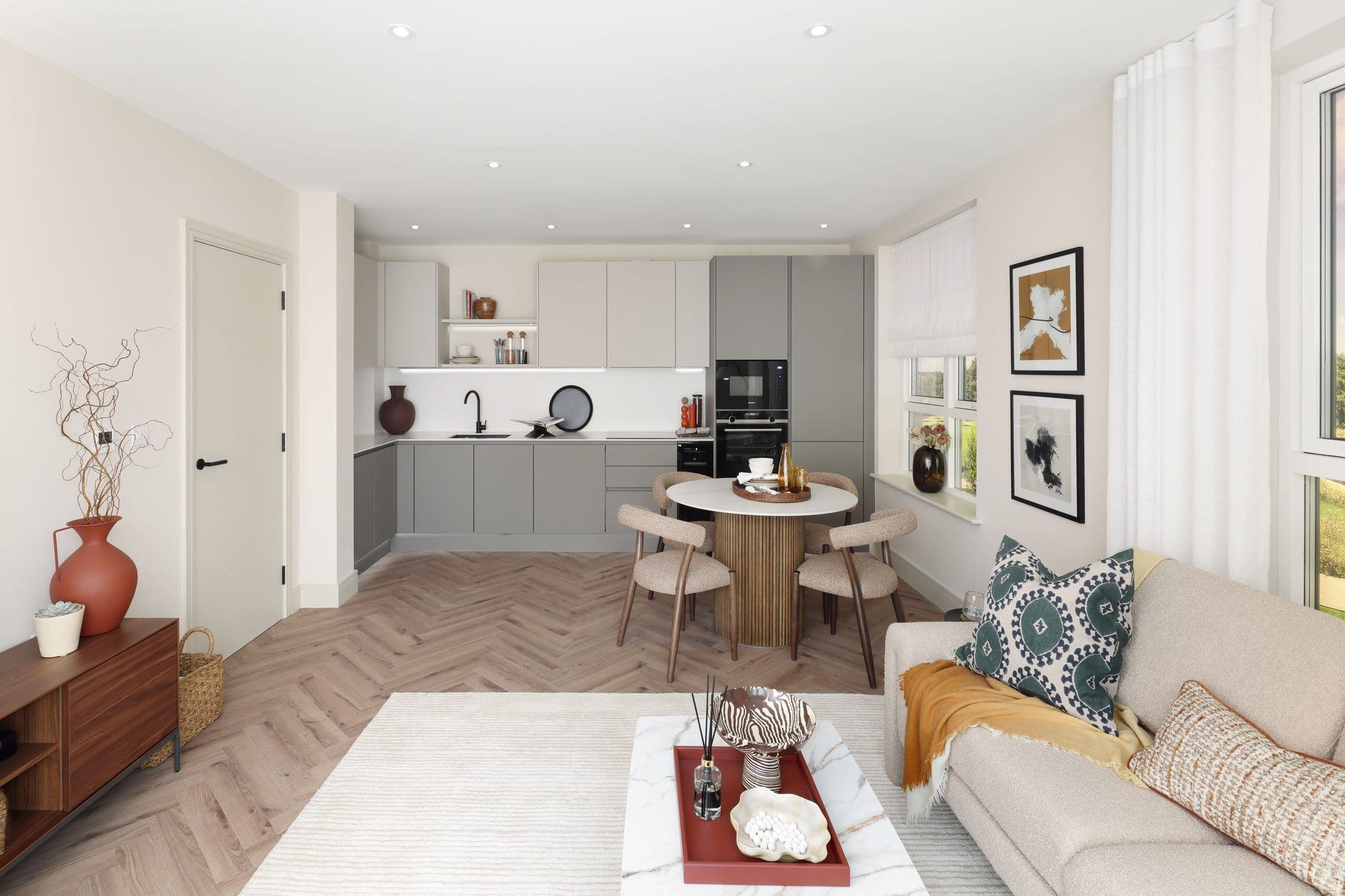 London Square Wandsworth Common — Living room