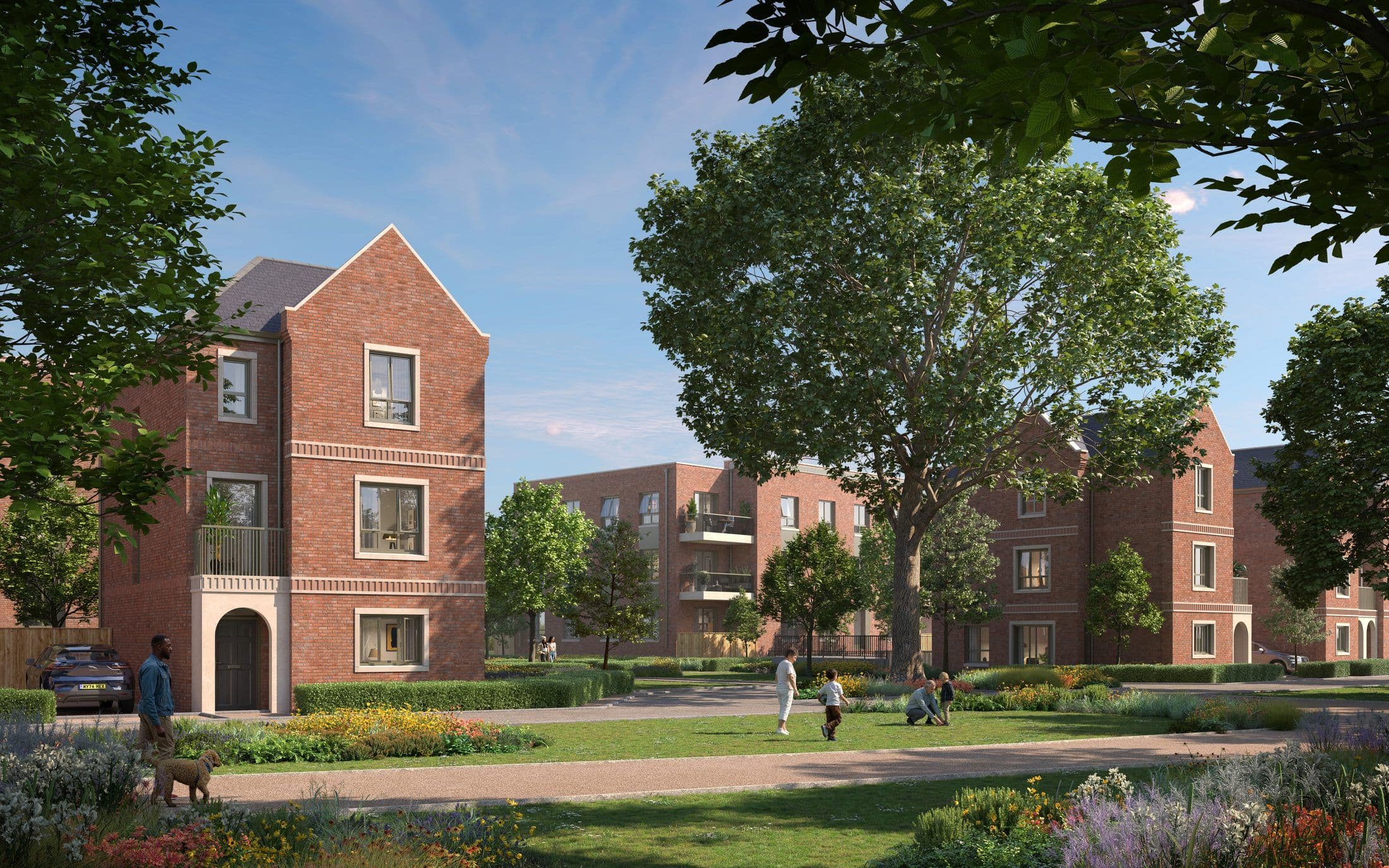 London Square Wandsworth Common — Street exterior