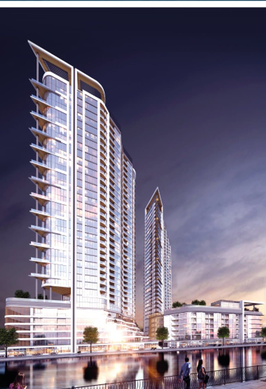 Waves Grande — Exterior dusk