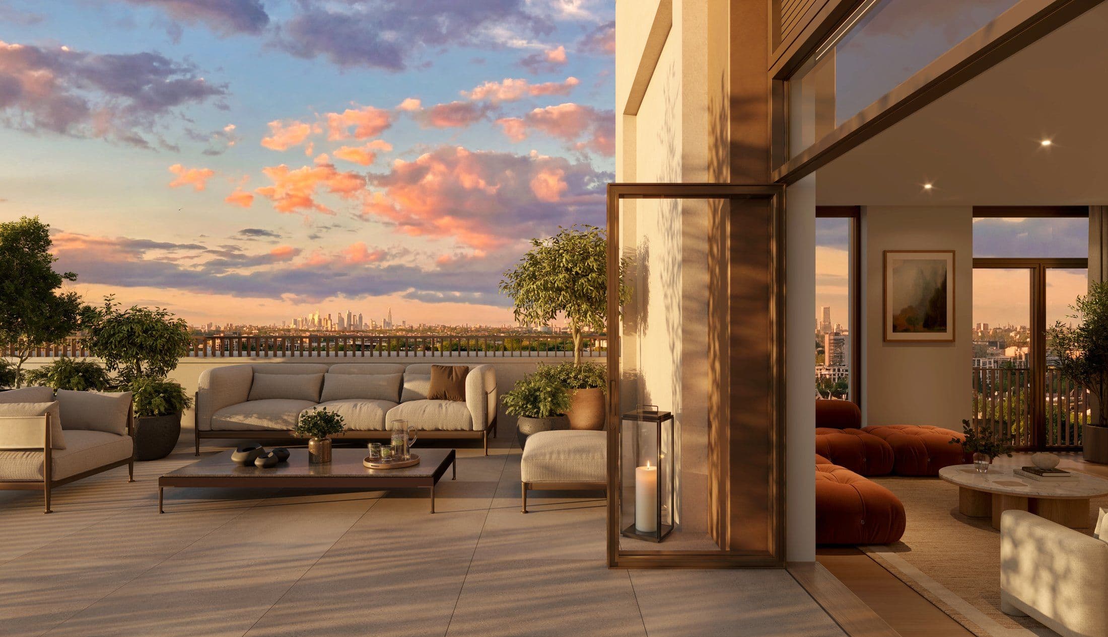 Wimbledon Bridge House — Rooftop terrace