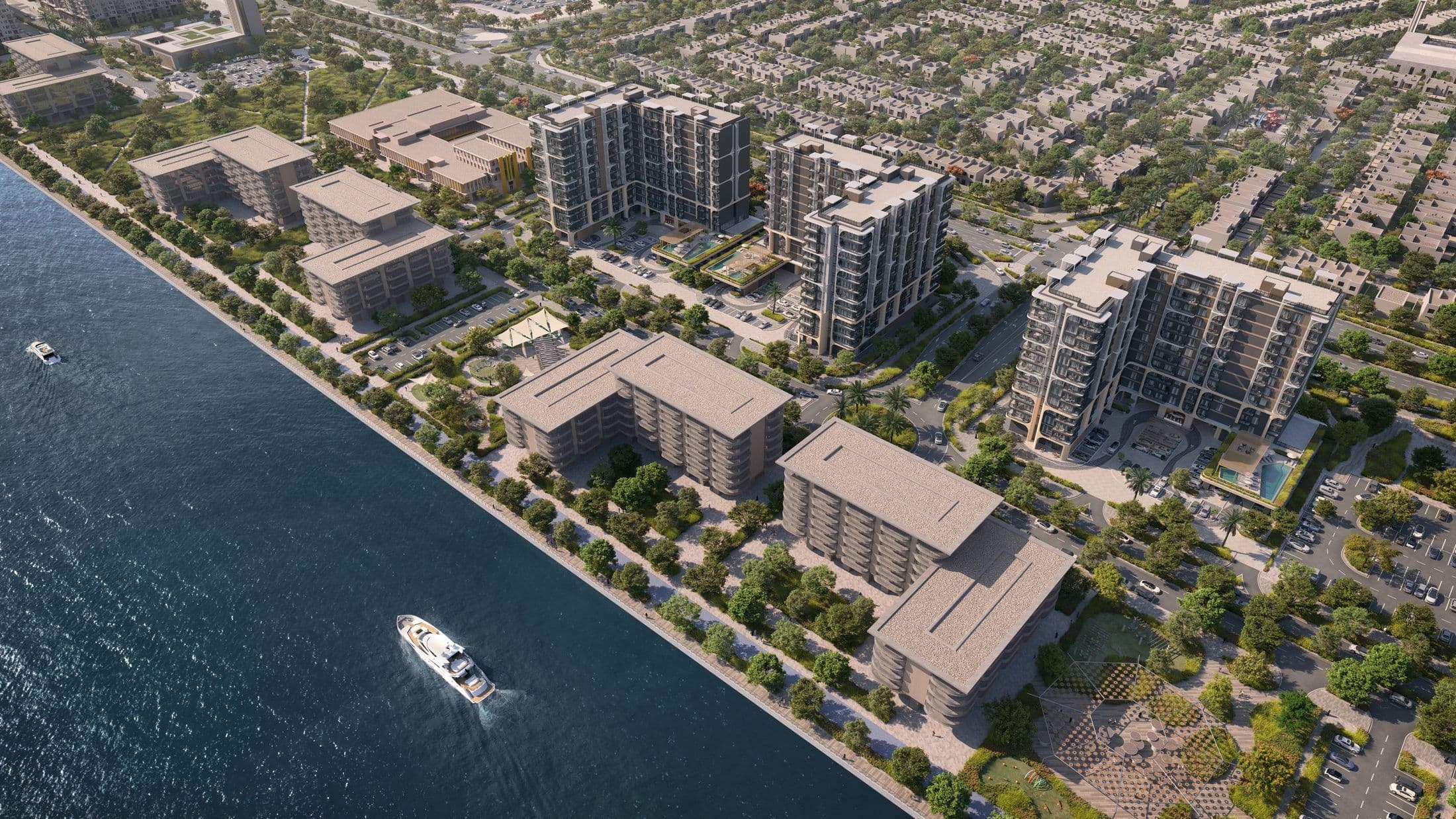 Yas Living — Canal aerial