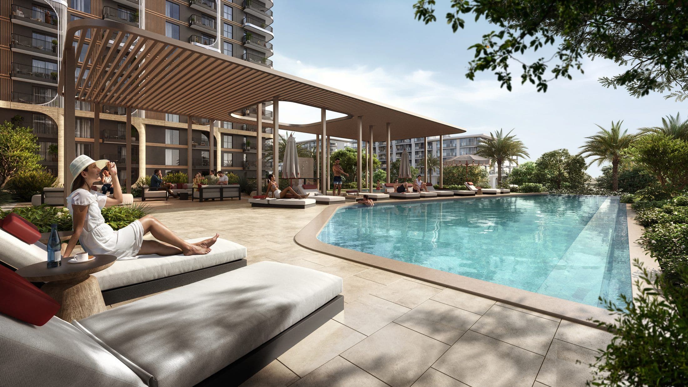 Yas Living — Pool deck