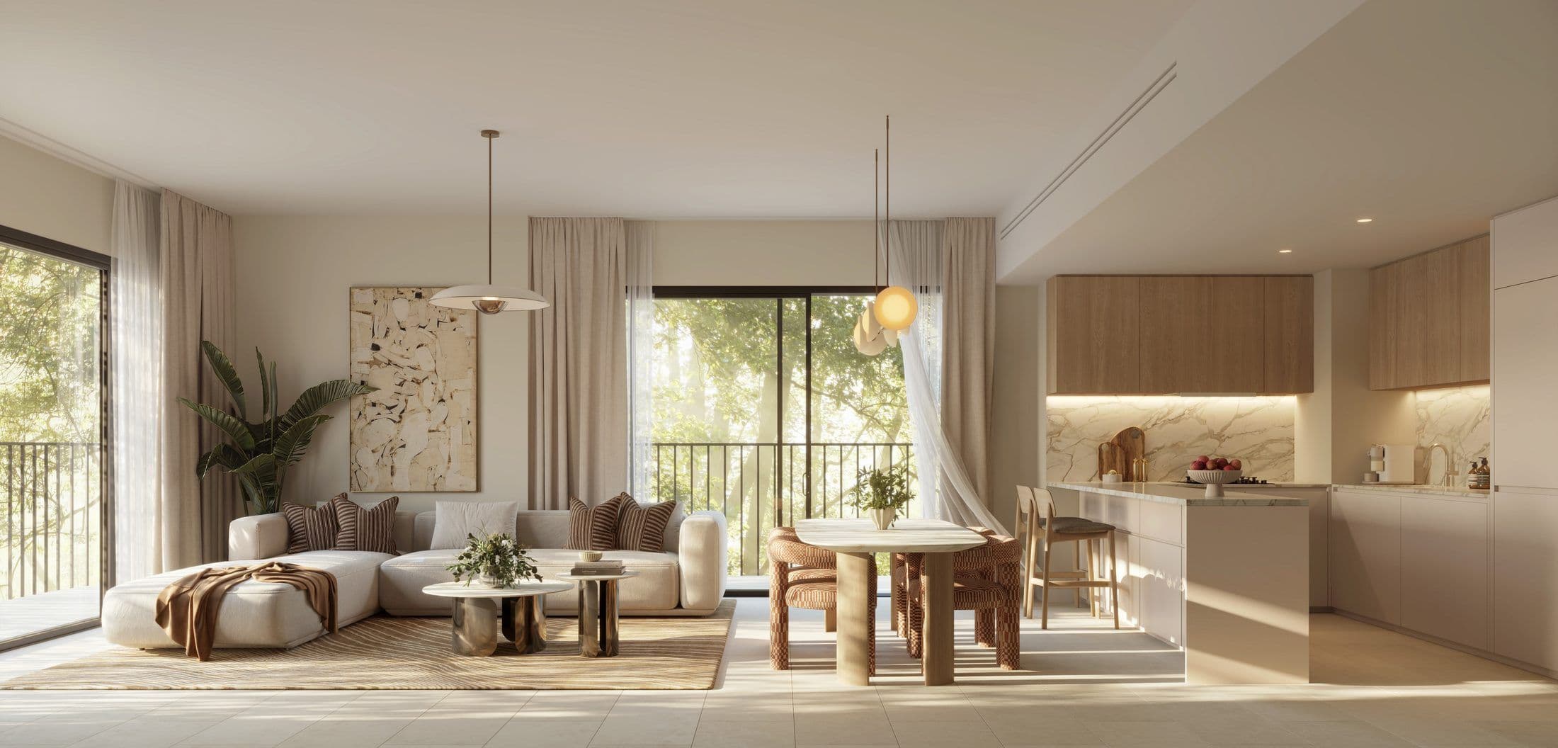 Yas Park Place — Living dining