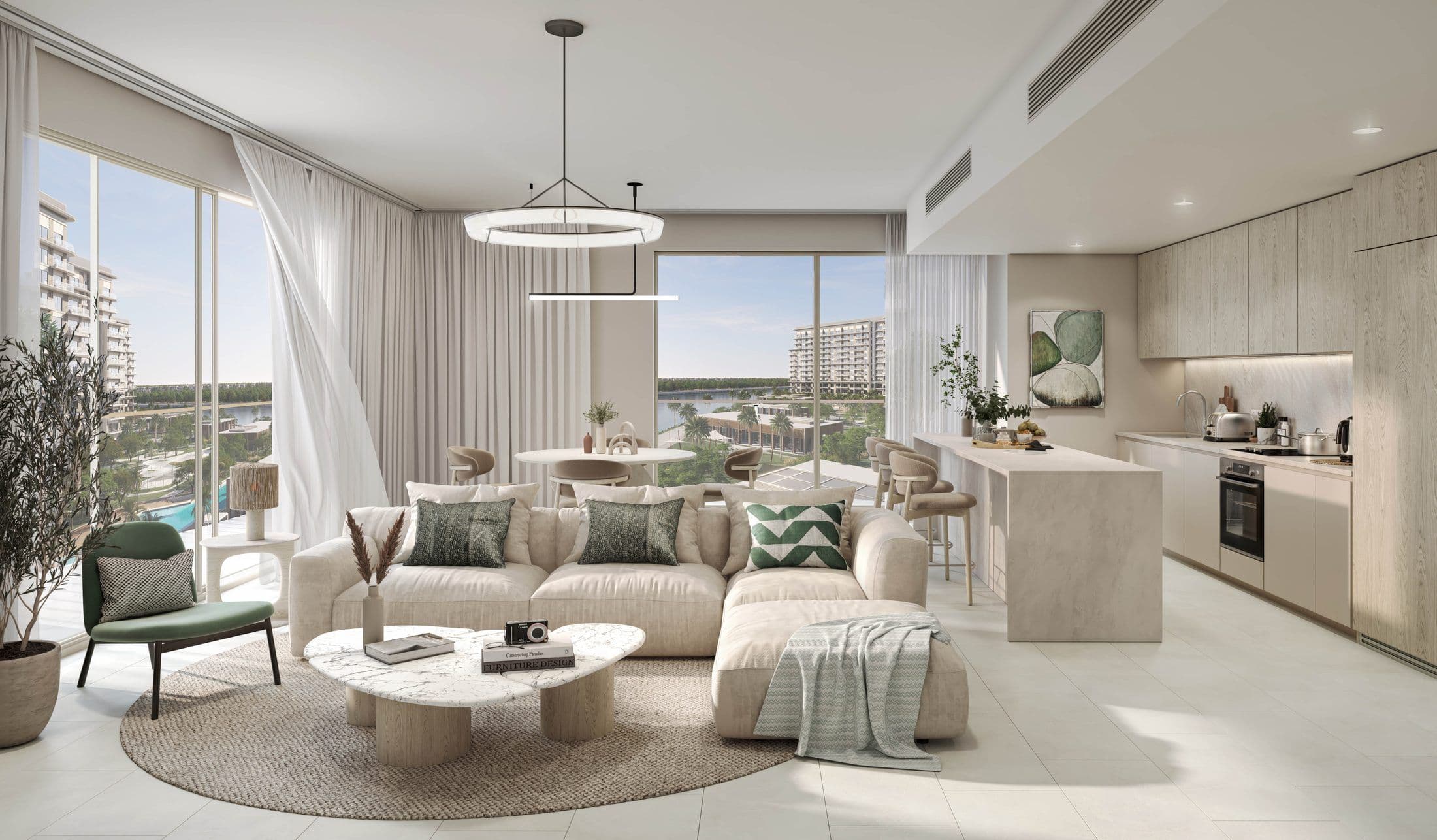 Yas Riva Residences — Living room